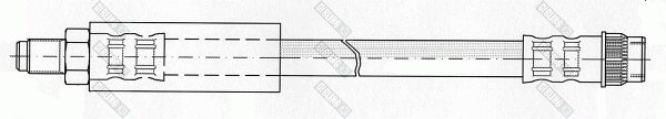 GIRLING Тормозной шланг 9002403