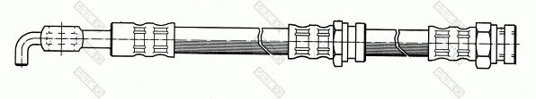 GIRLING Тормозной шланг 9004239