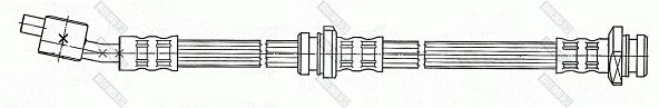 GIRLING Тормозной шланг 9004480