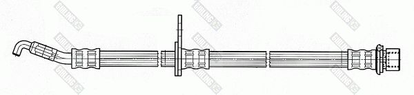 GIRLING Тормозной шланг 9004918