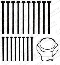 GOETZE Комплект болтов головки цилидра 22-18011B