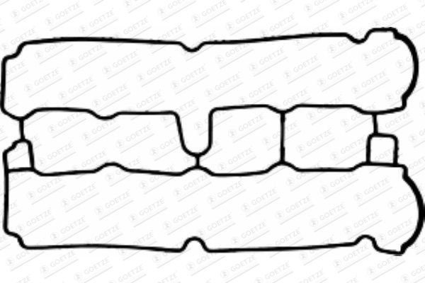 GOETZE Прокладка, крышка головки цилиндра 50-029087-00
