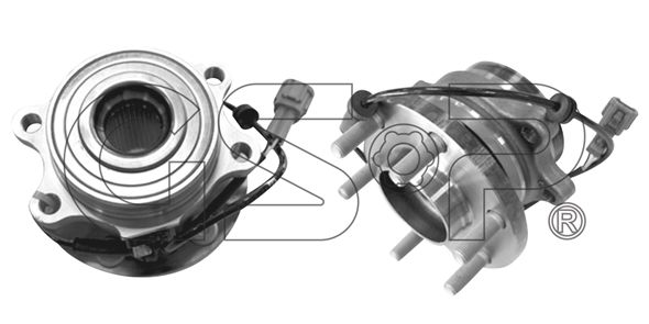 GSP Комплект подшипника ступицы колеса 9329005