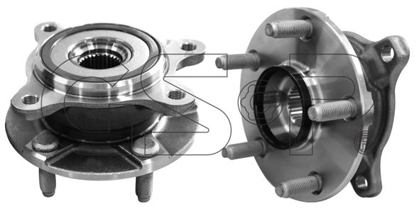 GSP Комплект подшипника ступицы колеса 9330044