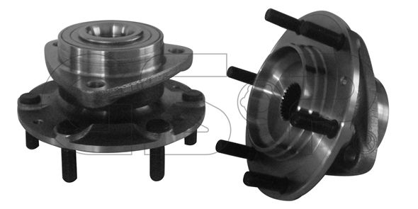 GSP Комплект подшипника ступицы колеса 9331007