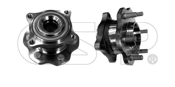GSP Комплект подшипника ступицы колеса 9332005