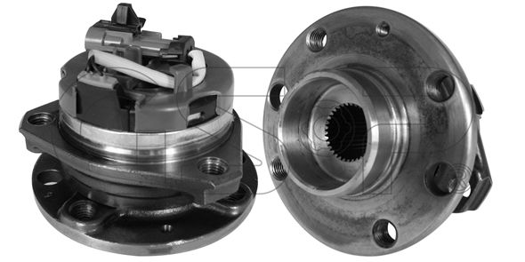 GSP Комплект подшипника ступицы колеса 9333033