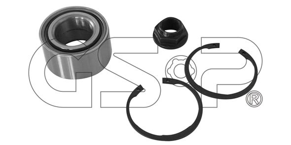 GSP Комплект подшипника ступицы колеса GK3412