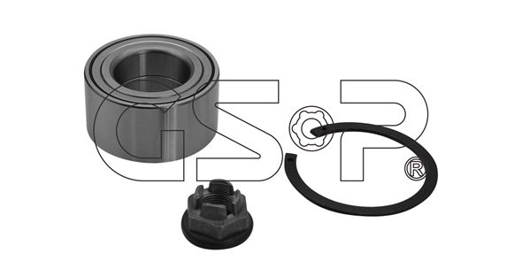 GSP Комплект подшипника ступицы колеса GK7000