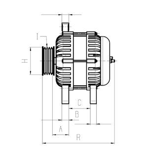 HC-CARGO kintamosios srovės generatorius 115806