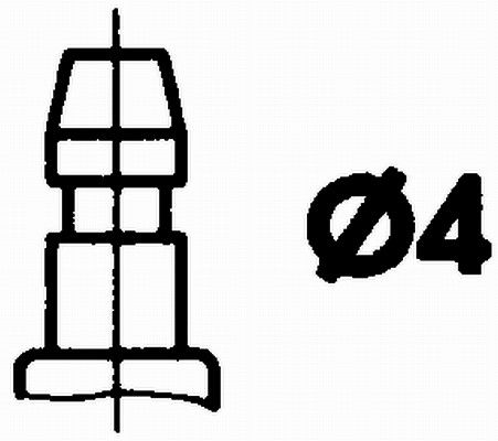 HELLA Датчик, температура охлаждающей жидкости 6PT 009 107-641