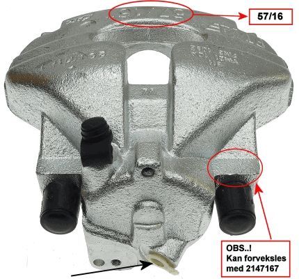 HELLA Тормозной суппорт 8AC 355 391-531