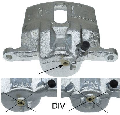 HELLA Тормозной суппорт 8AC 355 392-181