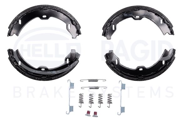 HELLA Комплект тормозных колодок, стояночная тормозная с 8DA 355 050-781
