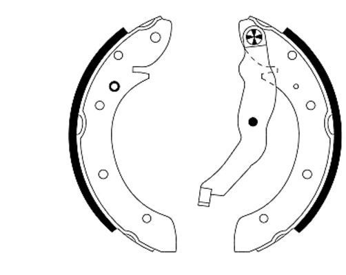 HELLA stabdžių trinkelių komplektas 8DB 355 001-241