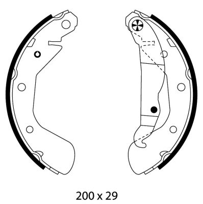 HELLA stabdžių trinkelių komplektas 8DB 355 003-421