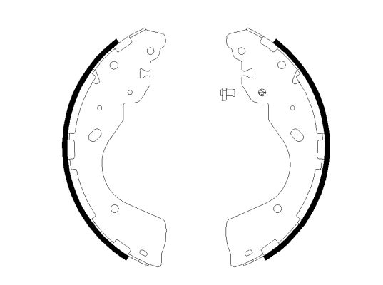 HELLA Комплект тормозных колодок 8DB 355 022-241