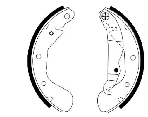 HELLA Комплект тормозных колодок 8DB 355 022-691