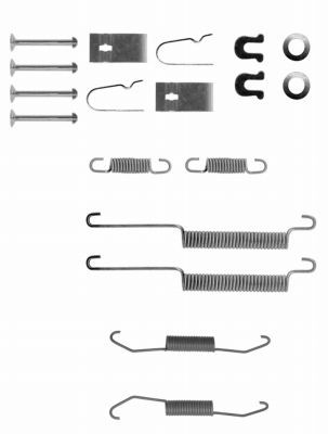 HELLA Комплектующие, тормозная колодка 8DZ 355 200-121