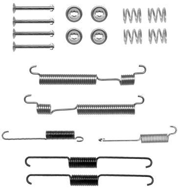 HELLA priedų komplektas, stabdžių trinkelės 8DZ 355 200-991