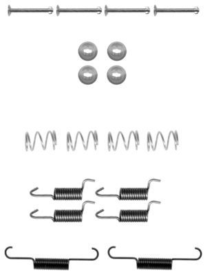 HELLA priedų komplektas, stovėjimo stabdžių trinkelės 8DZ 355 201-951