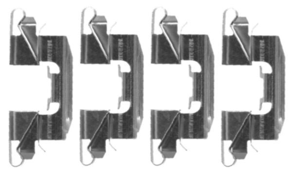 HELLA Комплектующие, колодки дискового тормоза 8DZ 355 203-761