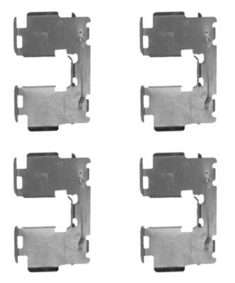 HELLA priedų komplektas, diskinių stabdžių trinkelės 8DZ 355 203-901