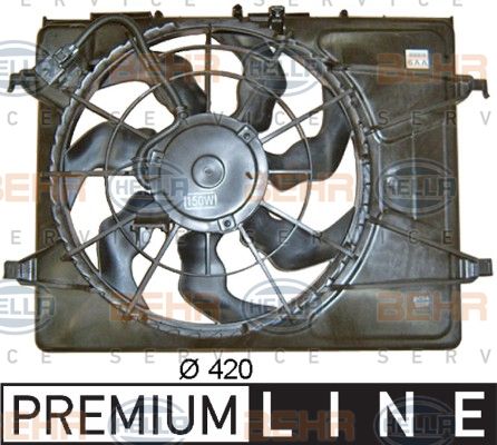 HELLA ventiliatorius, radiatoriaus 8EW 351 043-351