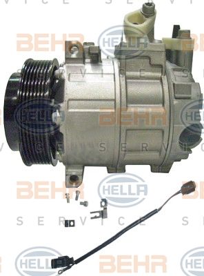 HELLA Компрессор, кондиционер 8FK 351 322-921