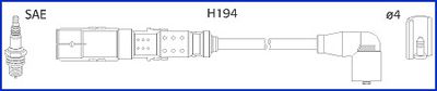 HITACHI Комплект проводов зажигания 134792