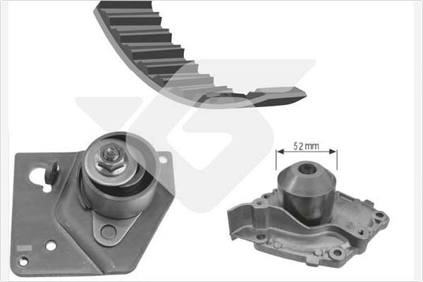 HUTCHINSON Водяной насос + комплект зубчатого ремня KH 235WP62