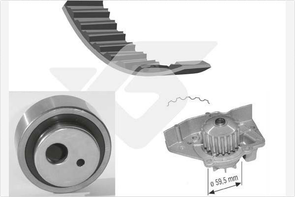 HUTCHINSON Водяной насос + комплект зубчатого ремня KH 25WP11