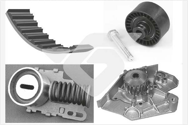 HUTCHINSON Водяной насос + комплект зубчатого ремня KH 28WP18
