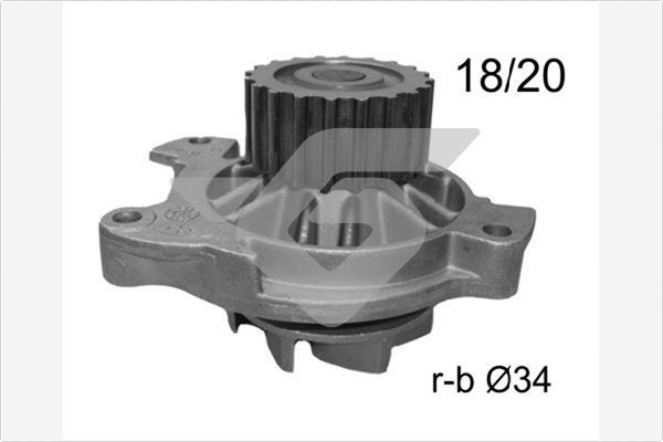 HUTCHINSON Водяной насос WP148