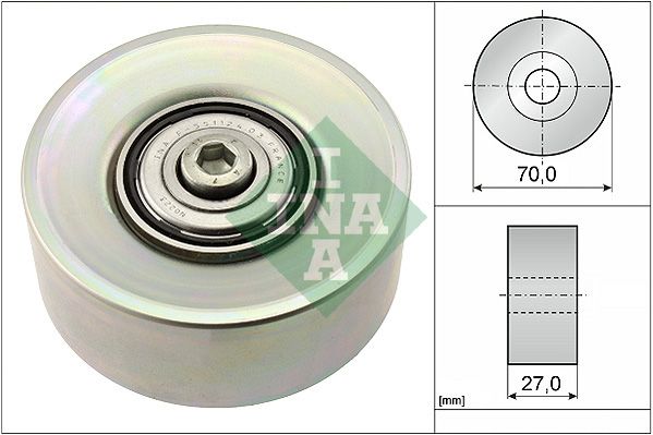 INA kreipiantysis skriemulys, V formos rumbuotas dirža 532 0398 10