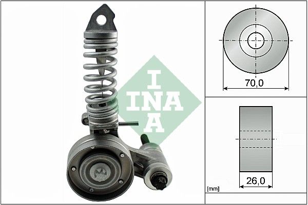 INA Натяжитель ремня, клиновой зубча 533 0085 30