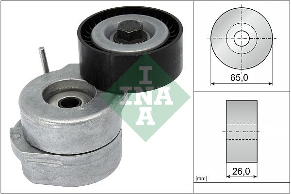 INA Натяжитель ремня, клиновой зубча 534 0053 10