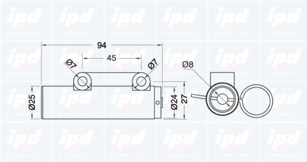 IPD vibracijos slopintuvas, paskirstymo diržas 13-0269