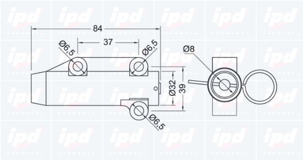 IPD vibracijos slopintuvas, paskirstymo diržas 13-0713