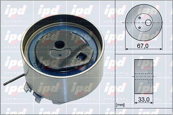 IPD Натяжной ролик, ремень ГРМ 15-3849