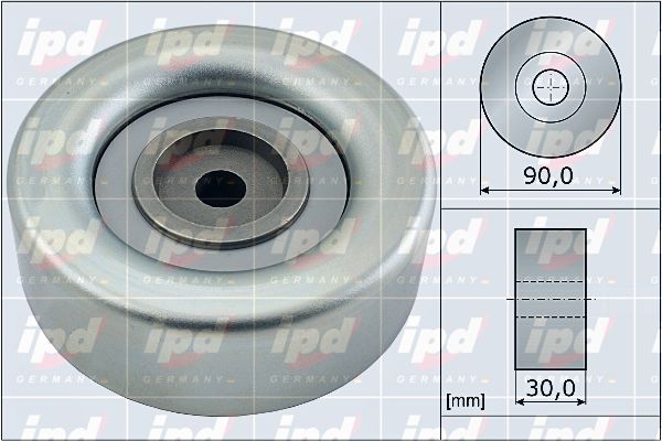 IPD kreipiantysis skriemulys, V formos rumbuotas dirža 15-3852