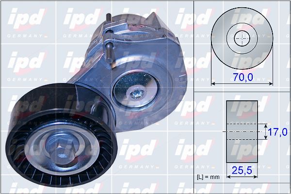 IPD Натяжная планка, поликлиновой ремень 15-3958