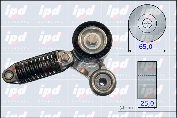 IPD Натяжитель ремня, клиновой зубча 15-3994