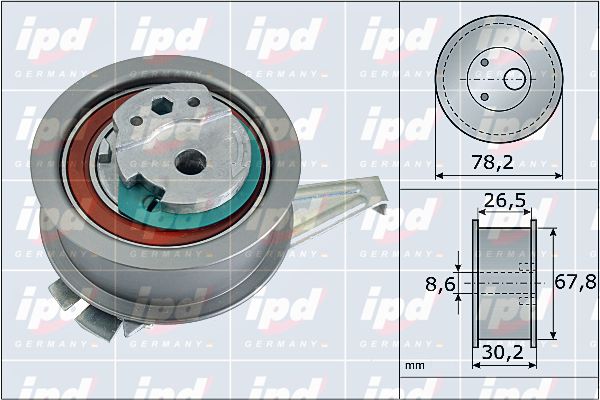 IPD Натяжной ролик, ремень ГРМ 15-4071