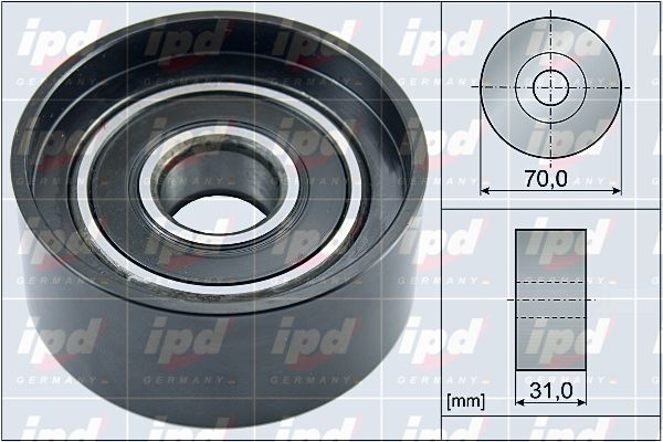 IPD Паразитный / ведущий ролик, поликлиновой ремень 15-4152