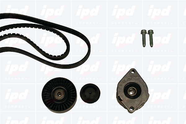 IPD V formos rumbuotas diržas, komplektas 20-1394