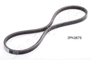 JAPANPARTS V formos rumbuoti diržai DV-3PK0675