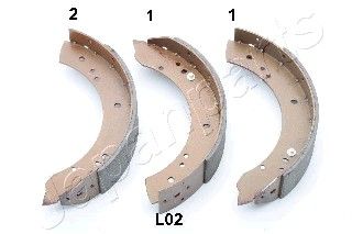 JAPANPARTS stabdžių trinkelių komplektas GF-L02AF