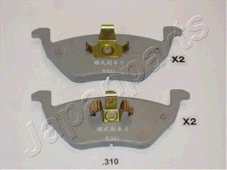 JAPANPARTS Комплект тормозных колодок, дисковый тормоз PP-310AF