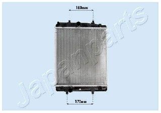 JAPANPARTS radiatorius, variklio aušinimas RDA033069